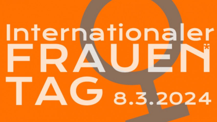 Logo zum Internationalen Frauentag (© Newsletter Frauenreferat/Petra Bruder)